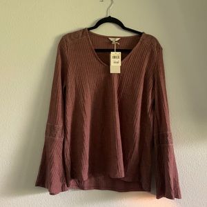 Lucky Brand Women's Blouse in Rust